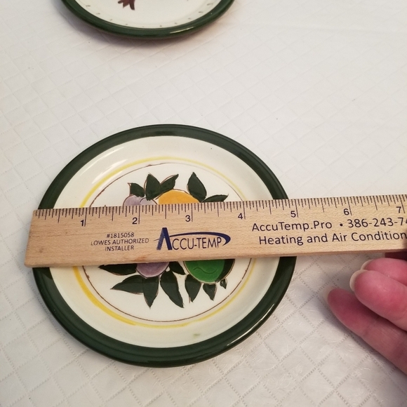 Stangl Pottery 5 Inch Fruit Plates  3798 & 3845 Trenton NJ - Picture 7 of 8